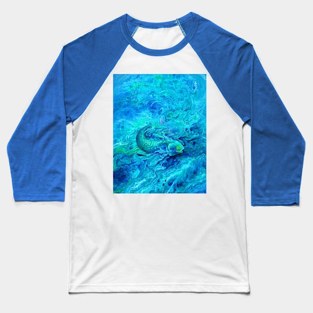 Abstract art, underwater world Baseball T-Shirt by SwetlanaArt